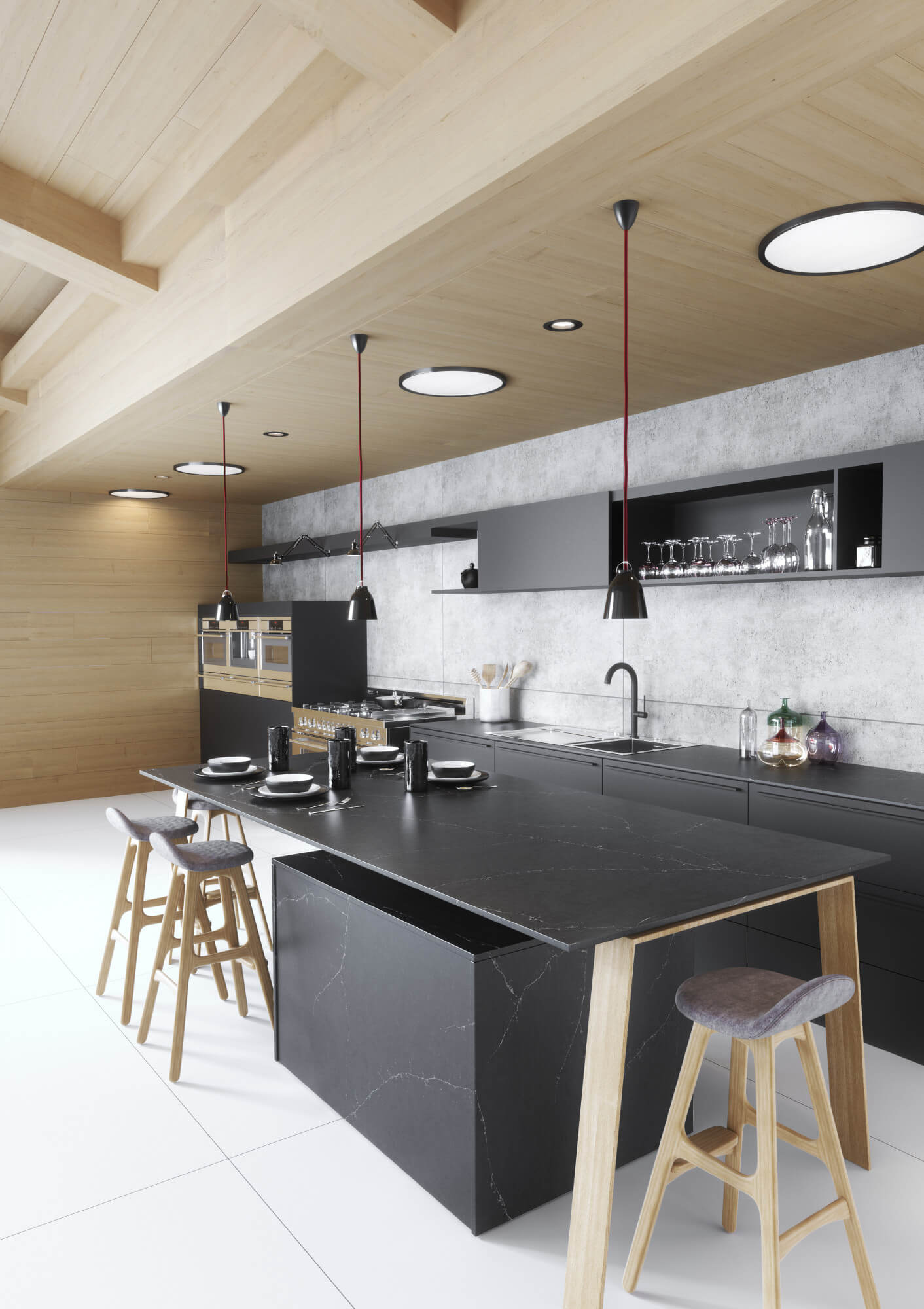 Charcoal Soapstone Silestone | Vedek Revestimientos