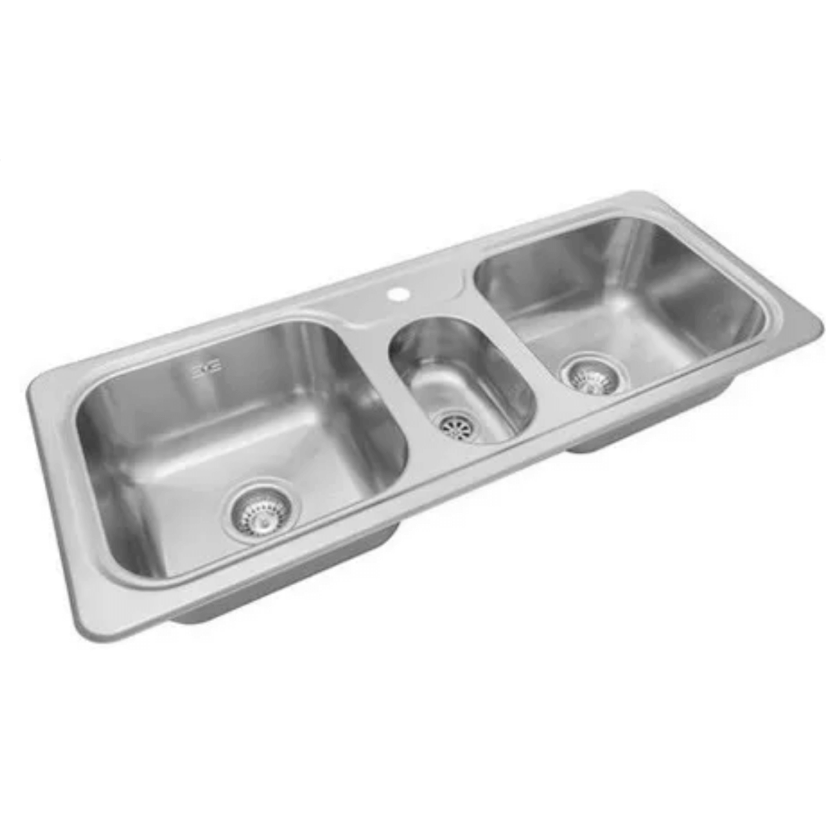 Bacha Cocina Johnson Hydra J107 Pileta Triple Acero Inoxidable | Vedek Revestimientos