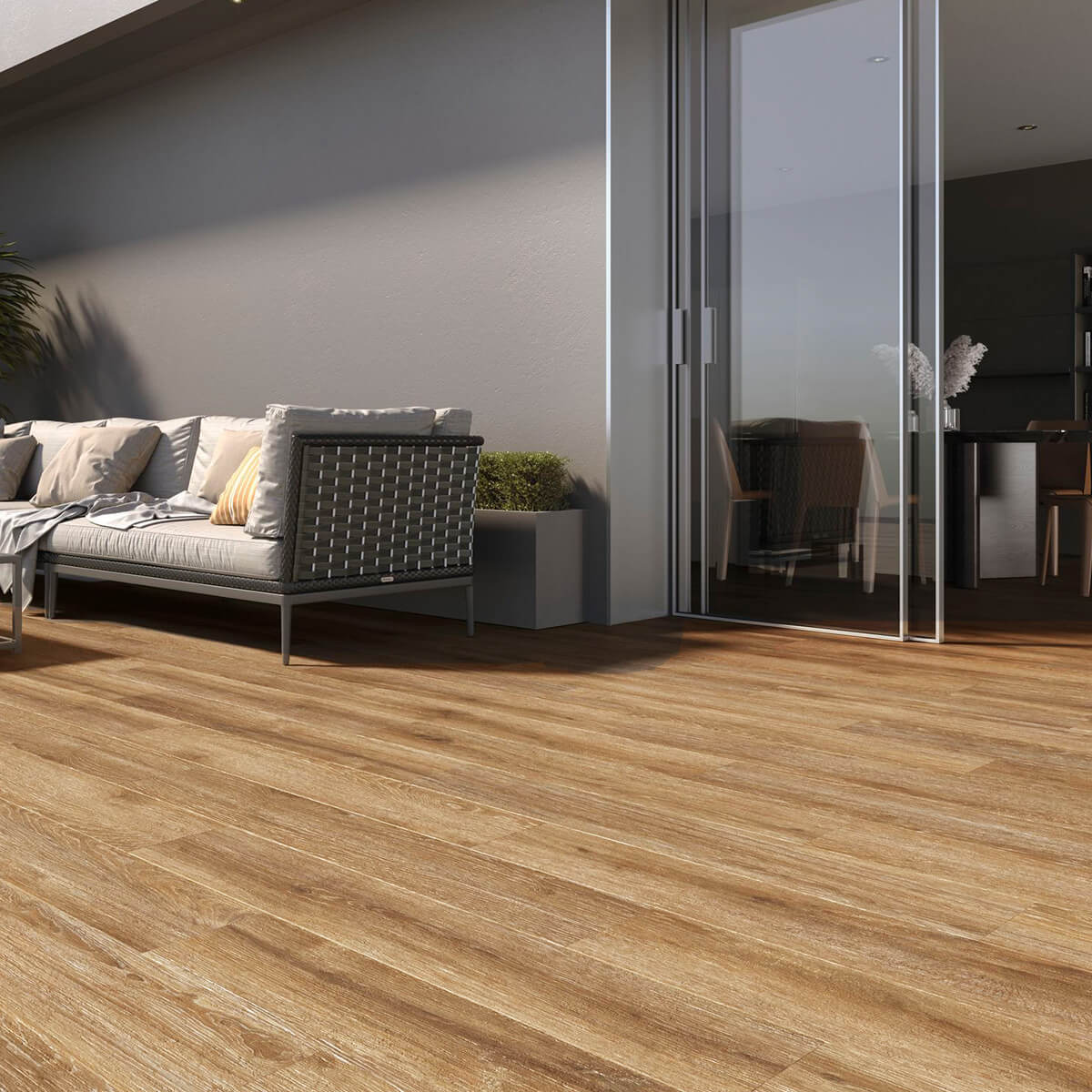 Porcelanato Símil Madera Maryland Natural | Vedek Revestimientos