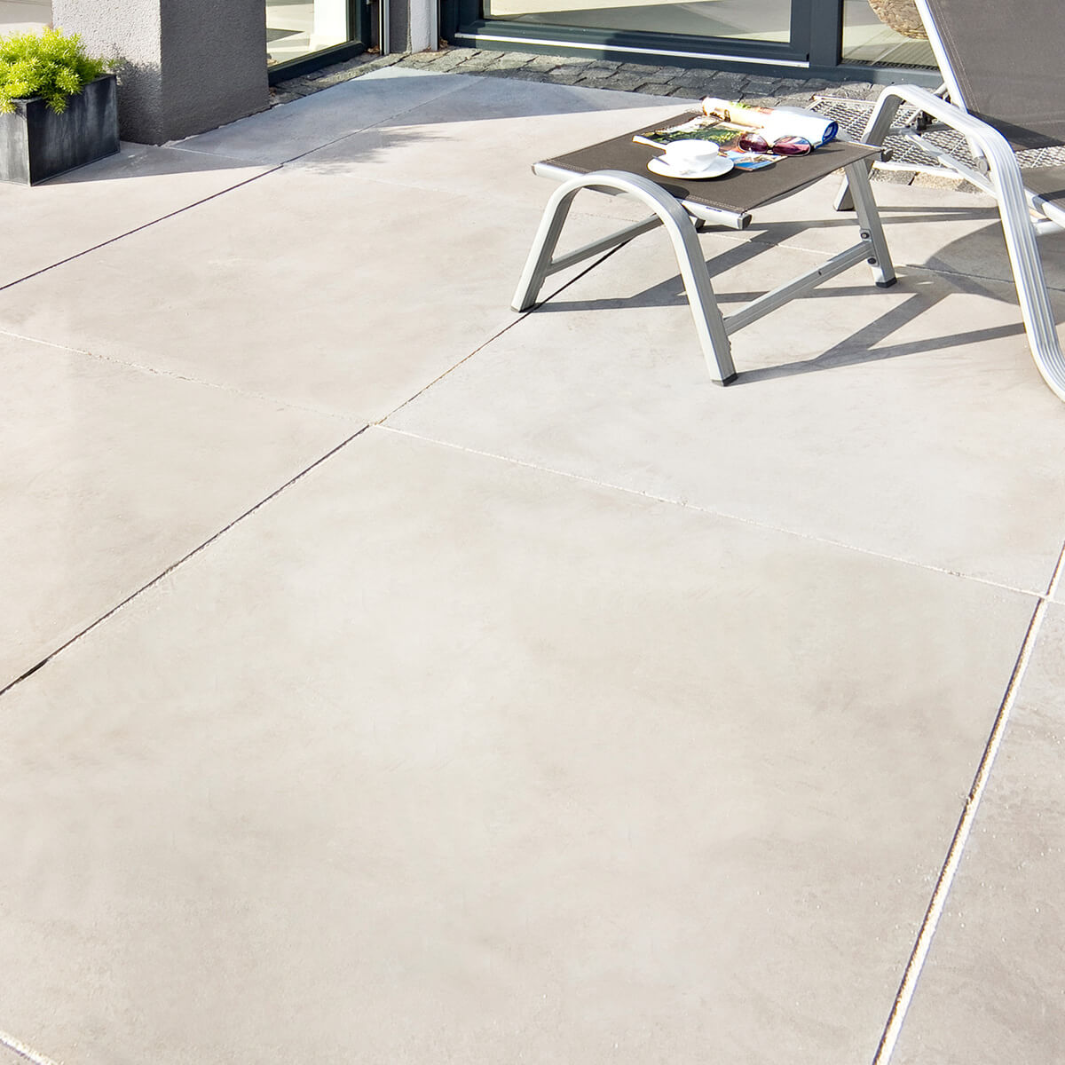 Porcelanato Exterior Clay White Stone 60x60 Antideslizante R11 | Vedek Revestimientos