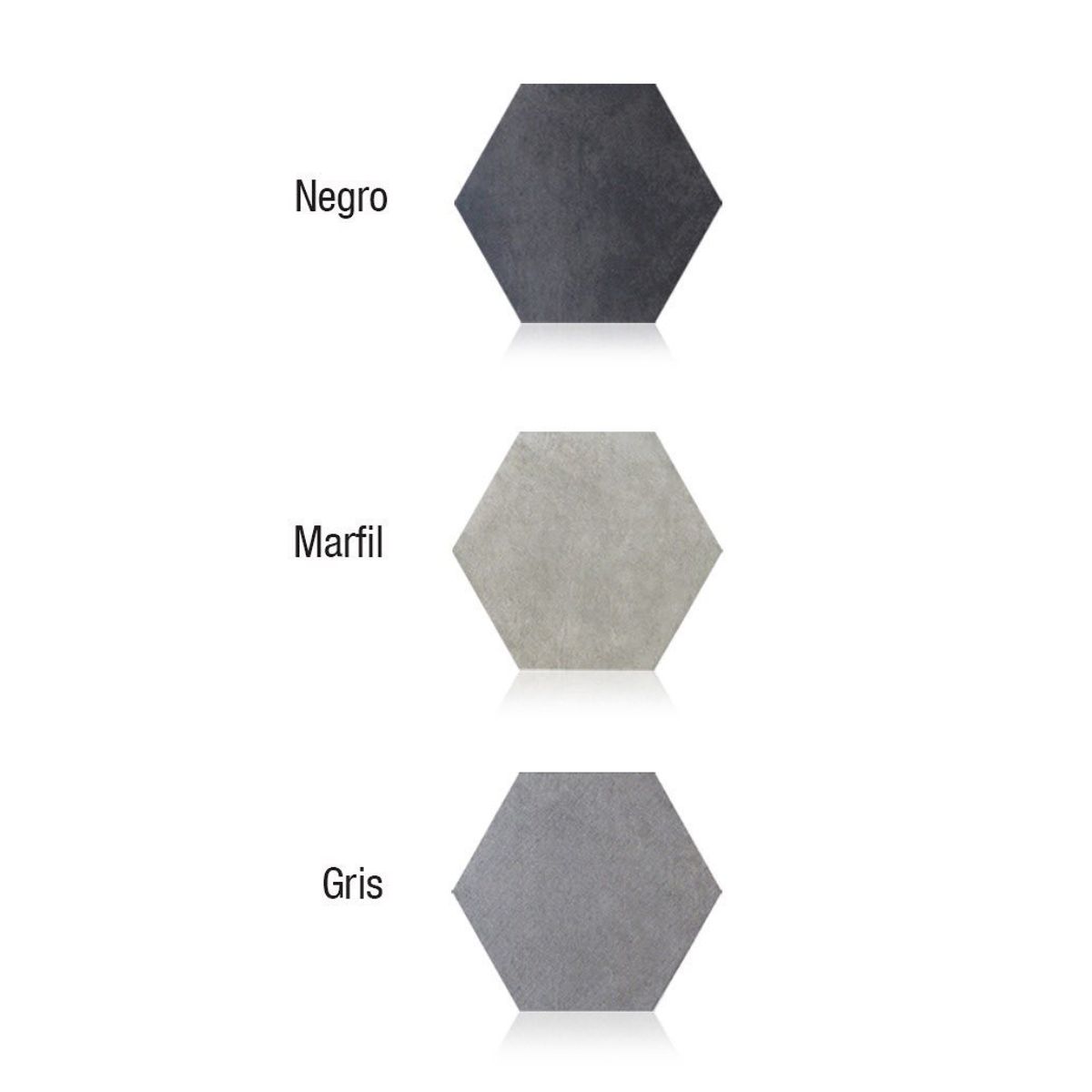 Porcelanato Hexagonal Mini Piú Gris 20,5 x 23,5 cm | Vedek Revestimientos