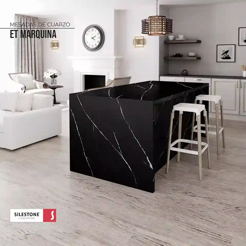 Eternal Marquina Silestone | Vedek Revestimientos