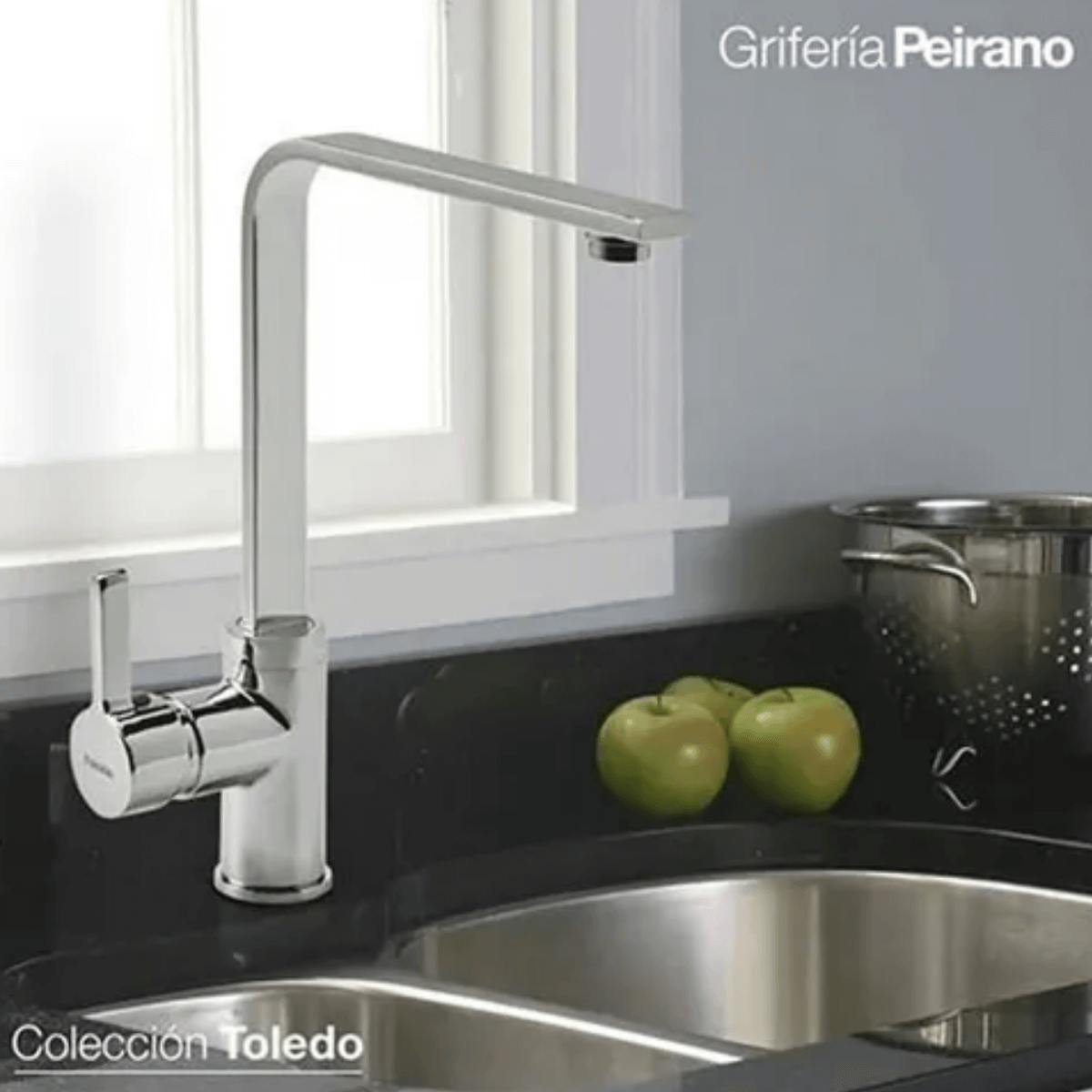 Griferia Peirano Toledo Monocomando  para cocina | Vedek Revestimientos