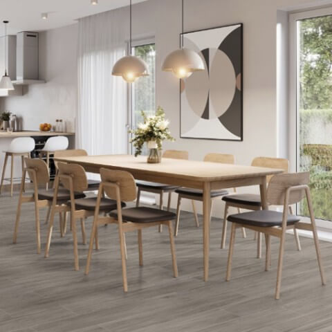 Porcelanato Símil Madera Riga Grey 20x120 cm | Vedek Revestimientos