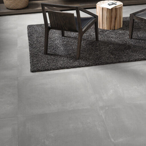 Porcelanato Símil Cemento Mitta Gris RC 60X60cm | Vedek Revestimientos