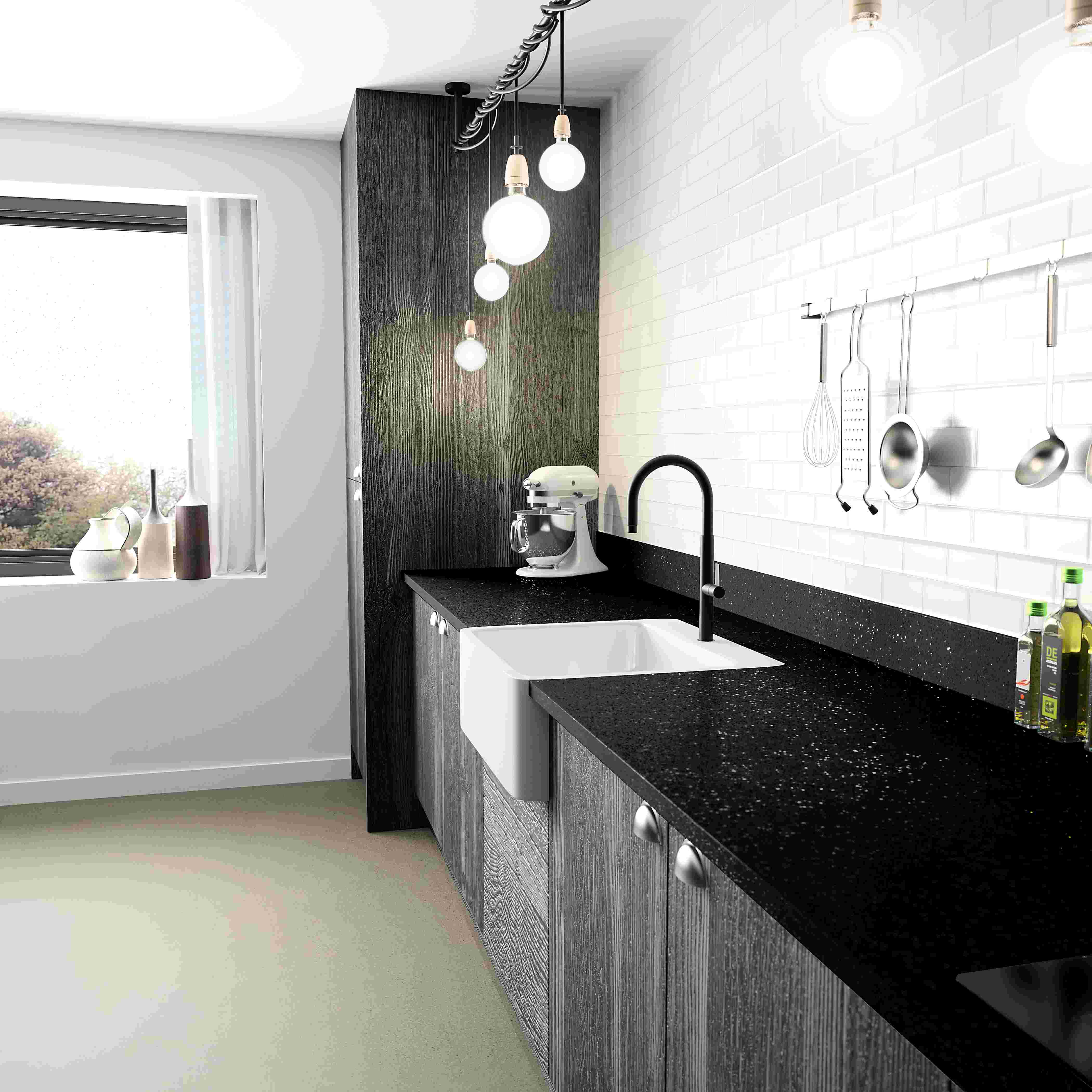 Negro Stellar Silestone | Vedek Revestimientos