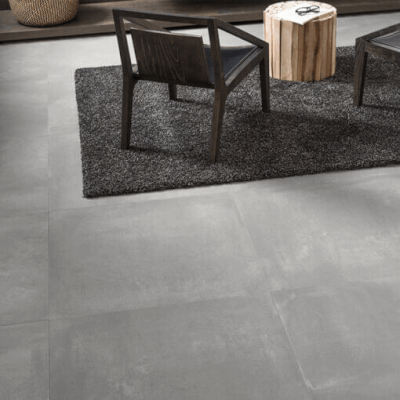 Porcelanato Símil Cemento Mitta Gris RC 60X60cm | Vedek Revestimientos